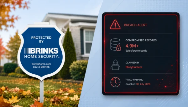 Brinks Home Confirms Data Breach Following ShinyHunters Claim