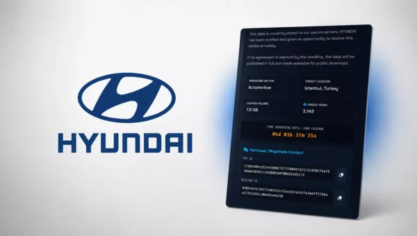 CRPx0 Ransomware Claims Hyundai Turkey Breach, Steals 1.5GB of Assessment Data