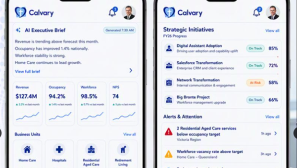 Calvary Health Care previews digital assistant for 20,000 staff and volunteers