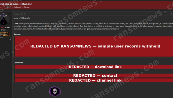 Chess.com Leak Exposes 7.3 Million Users — Evidence Points to Scraping
