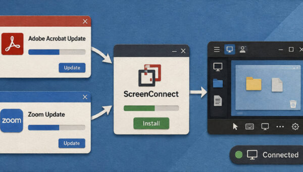 Fake Adobe and Zoom Updates Install ScreenConnect for Persistent Remote Access