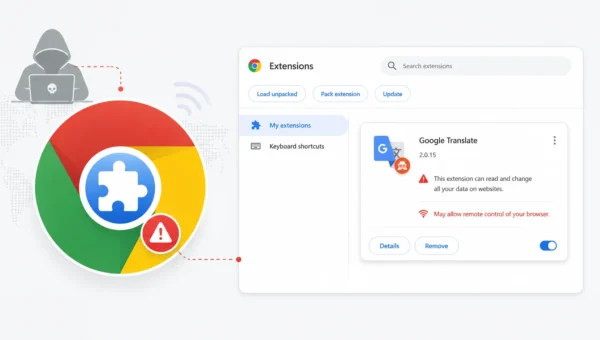 Fake GoogleTranslate Chrome Extension Lets Attackers Remotely Control Your Browsers