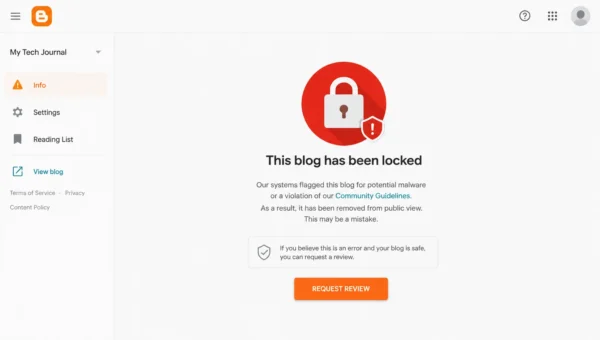 Google Blogger Locked Legitimate Websites After Mistaking Them for Malware