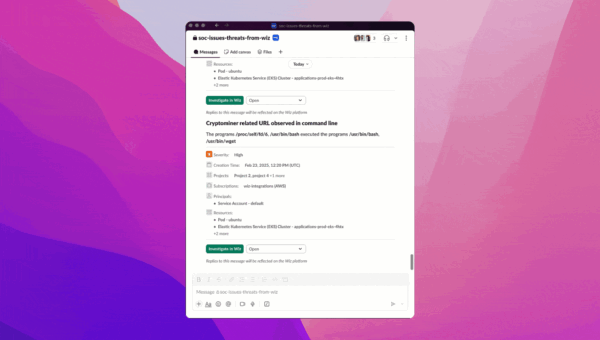Introducing new Slack AI App for Wiz and Bi-Directional Slack Integration