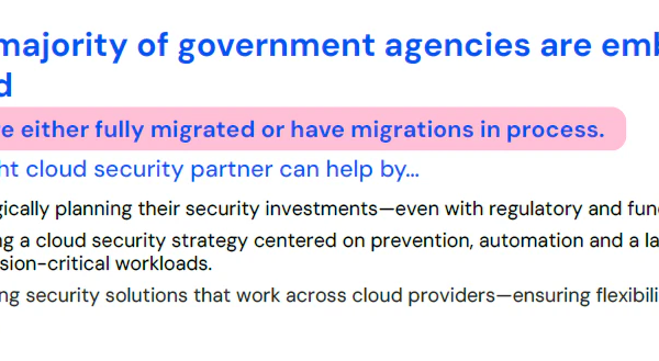 Key Findings from ICIT report on Government Cloud Security