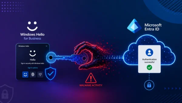 Malware Abuses Windows Hello for Business Key to Authenticate Microsoft Entra ID