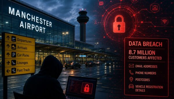 Manchester Airports Group Cyberattack Exposes Data of 8.7 Million Customers
