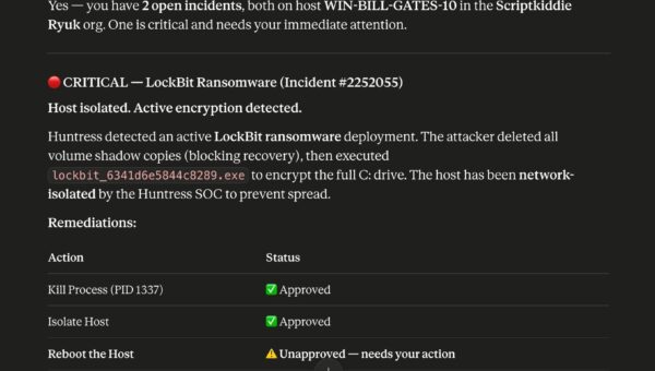 Meet the Huntress MCP Server