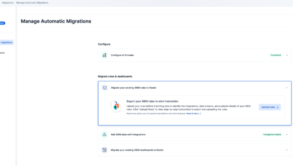 Microsoft Sentinel detection rules: automatic migration to Elastic