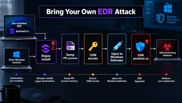 New Bring Your Own EDR Attack Turns SentinelOne Into Trojan Horse to Bypass Windows PPL
