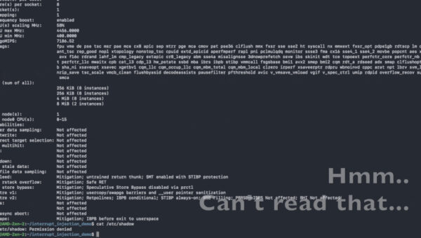 New Interrupt Injection Attack Can Bypass Spectre v2 Defenses on Intel and AMD CPUs
