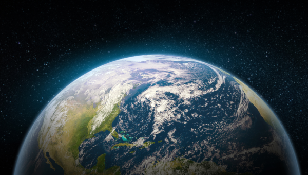 An image of earth from space