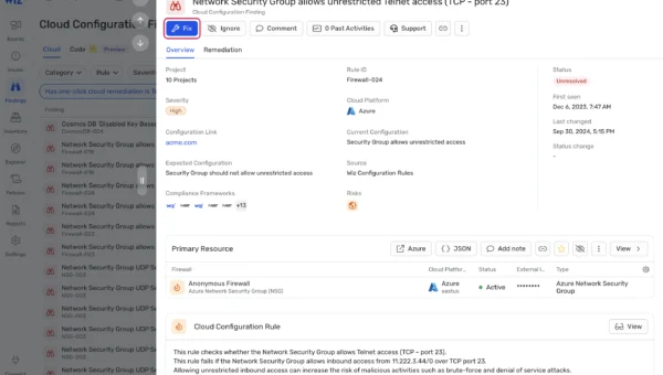 Wiz Remediation and Response Available for Azure and GCP