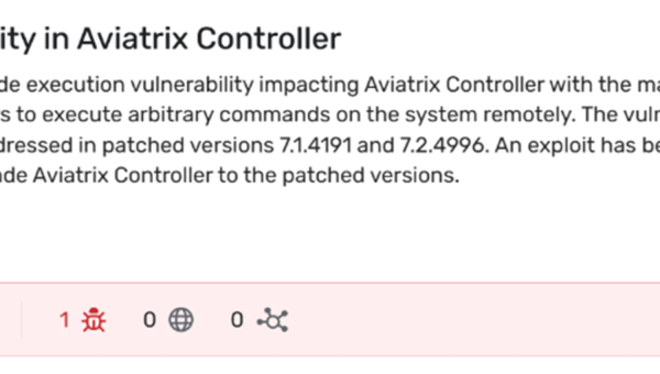 Wiz Research Identifies Exploitation in the Wild of Aviatrix Controller RCE (CVE-2024-50603)