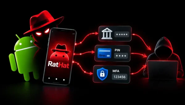 AI-Powered RatHat Android Trojan Steals Bank Credentials, PINs and MFA Codes