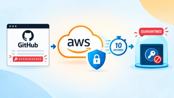 AWS Automatically Quarantines Exposed IAM Keys Within 10 Seconds of GitHub Leak