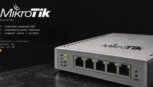 Attackers Hijack MikroTik Routers Through Internet-Exposed SSH Without Authentication