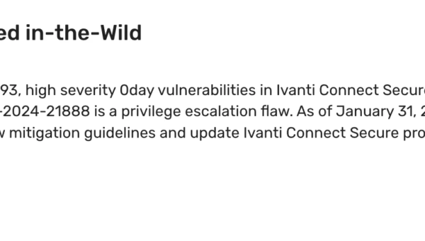 Critical Vulnerabilities in Ivanti Exploited In-The-Wild