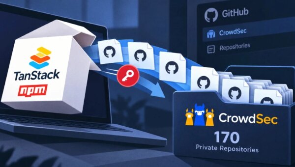 CrowdSec Says TanStack npm Attack Led to Copy of 170 Private GitHub Repositories
