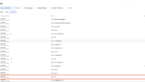 Effortless SBOM search in your cloud with Wiz