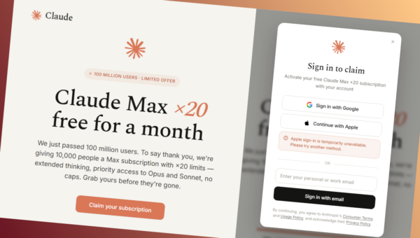Fake Claude Max giveaway hides a Google account phishing trap