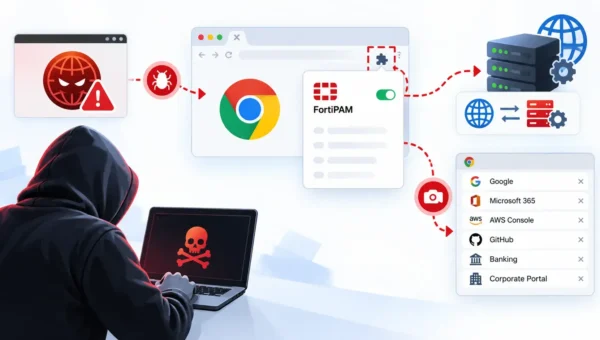 FortiPAM Chrome Extension Vulnerability Lets Malicious Sites Control Browser Proxy and Record Tabs