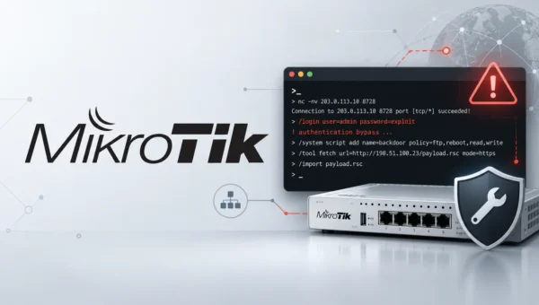 Hackers Exploiting MikroTik RouterOS Vulnerability in the Wild to Gain Complete Network Access