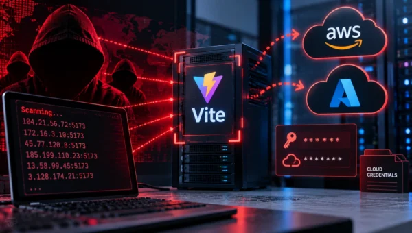 Hackers Mass-Scan Exposed Vite Servers to Steal AWS and Azure Cloud Credentials