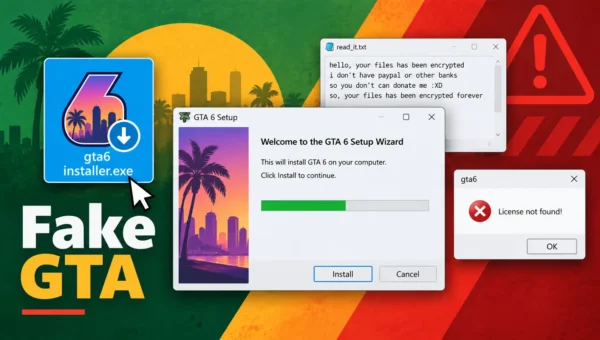Hackers Use Fake GTA 6 Downloads to Deploy RATs, Infostealers and Data-Wiping Malware