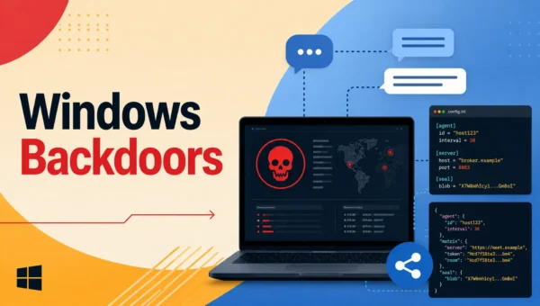 Hackers Use Popular Messaging Services to Control New Windows Backdoors