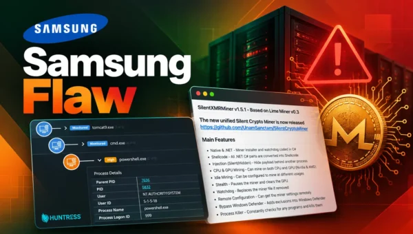 Hackers Used a Samsung Flaw to Build a Cryptominer Inside Victim Systems