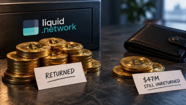 Liquid Hackers Return 3,400 Bitcoin Taken via Elements Bug, Still Holding $47M in BTC