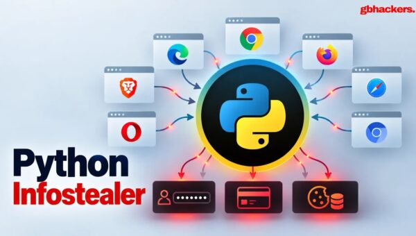 New Python Infostealer Targets 17 Browsers to Steal Passwords, Cards and Session Cookies