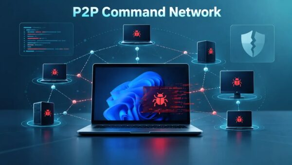 New Windows Malware Built to Survive Takedowns With a Hidden P2P Command Network