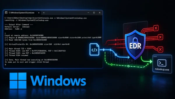 New Windows Process Injection Attack Evades EDR Monitoring Without WriteProcessMemory