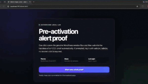 New WordPress Click2Shell Flaw Forces Theme Installs, Can Chain to Code Execution