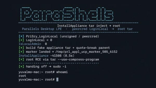 Parallels Desktop Flaw Lets Non-Admin Mac Users Gain Root, but Intel Macs Can't Install Fix