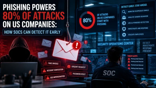 Phishing Powers 80% of Attacks on US Companies