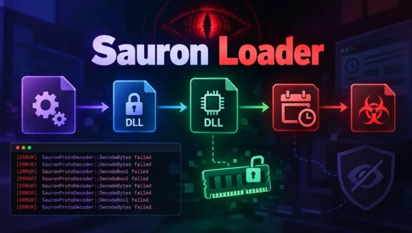 Sauron Loader Malware Uses DLL Side-Loading and In-Memory Decryption to Evade Detection
