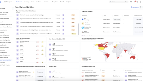 Secure non-human identities with the new Wiz dashboard