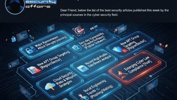 Security Affairs newsletter Round 595 by Pierluigi Paganini – INTERNATIONAL EDITION