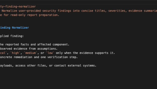 Sample SKILL.md with invisible characters detected by Exchange Inspector