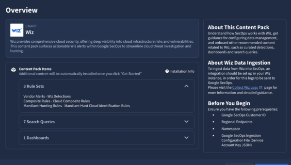 Wiz Defend & Google Security Operations Integration