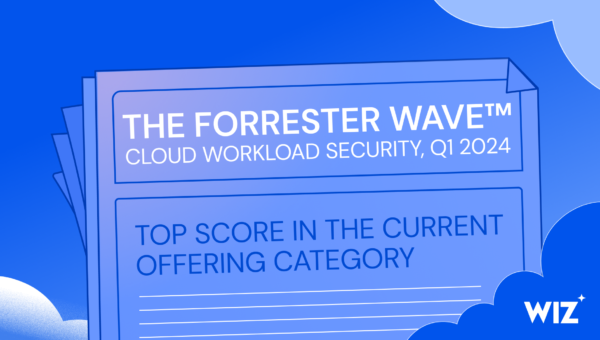 Wiz: top score in Forrester Wave:Cloud Workload Security '24
