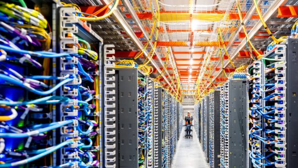 An Amazon Web Services AI data centre. Underwater facilities offer protection but maintaining them is complicated and costly