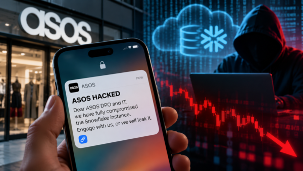 ASOS app turned into ransom note as hackers claim Snowflake breach