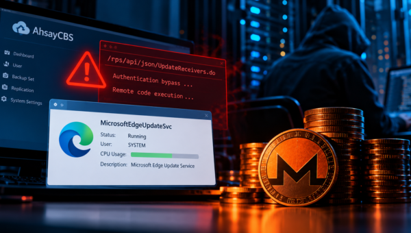 Attackers exploit AhsayCBS backup flaws to deploy disguised crypto miners